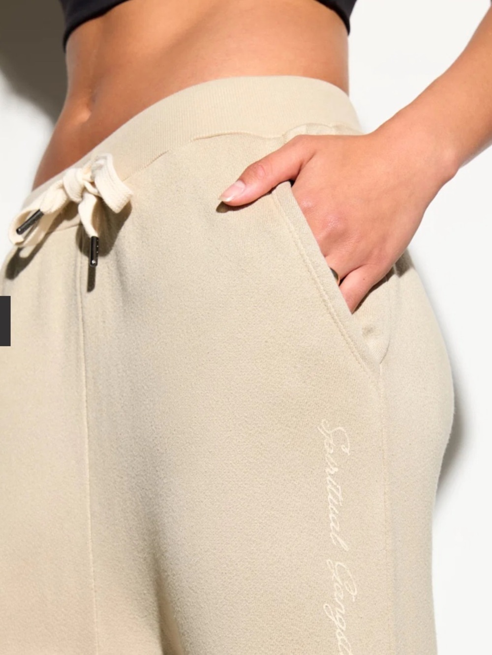 Spiritual Gangster Women's Insignia Hendrix Sweatpants in Palo Santo - Picture 3 of 5